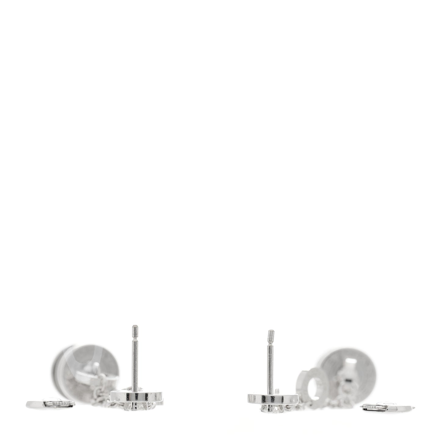 18K White Gold Diamond B.Zero1 Drop Earrings
