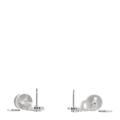 Bulgari 18K White Gold Diamond B.Zero1 Drop Earrings 3 of 6