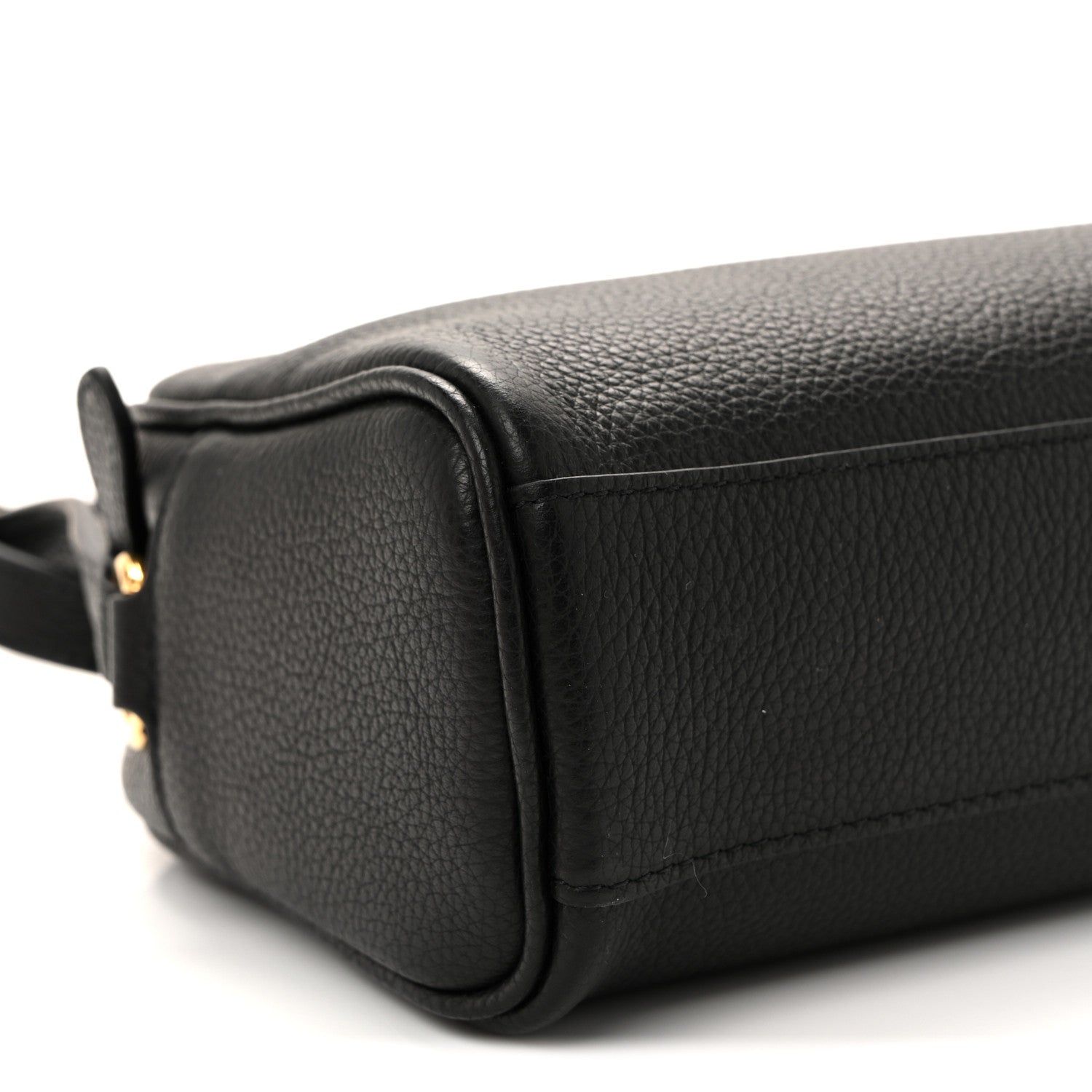 Salvatore Ferragamo Calfskin Travel Camera Crossbody Bag Black 9 of 10