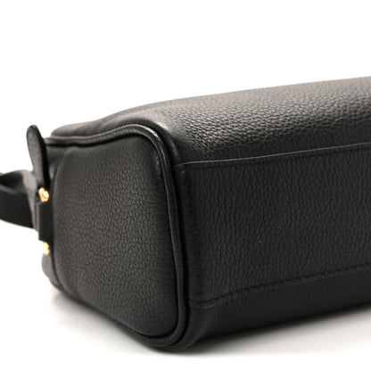 Salvatore Ferragamo Calfskin Travel Camera Crossbody Bag Black 9 of 10
