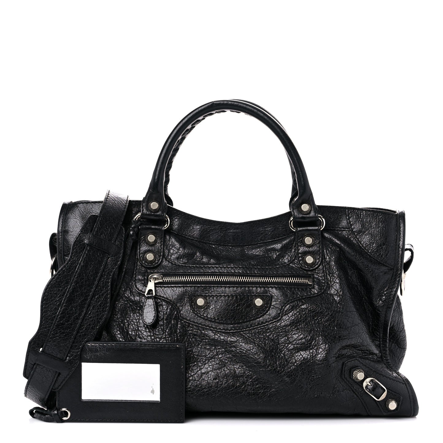 Agneau Giant 12 Silver Hardware City Black