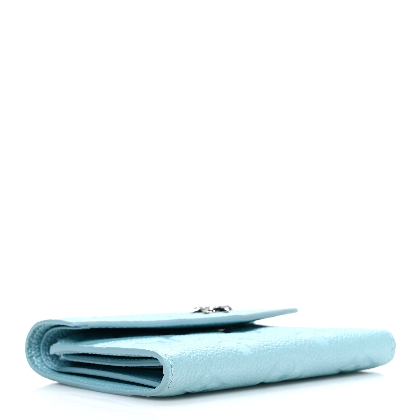 Empreinte Monogram Flower Victorine Wallet Azur Frost