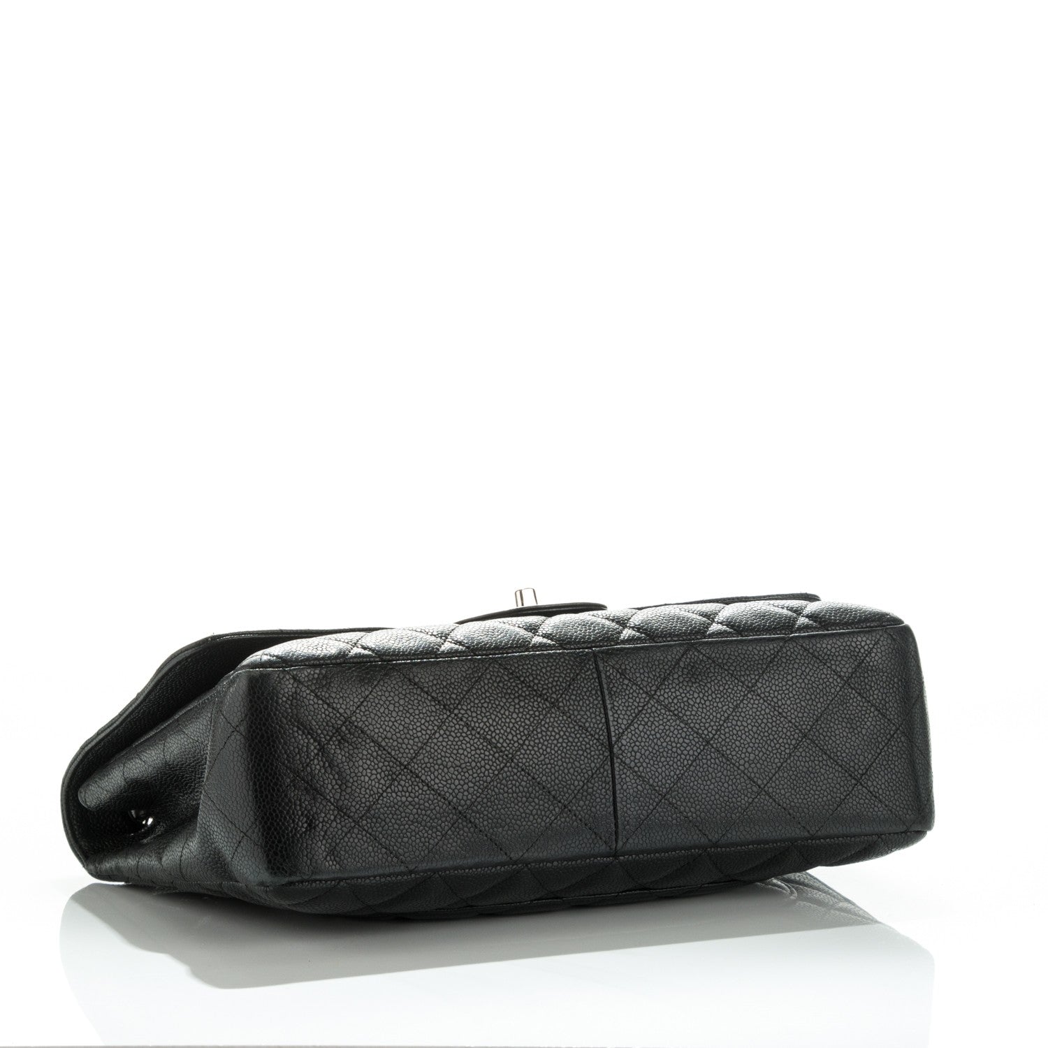 Chanel Caviar Quilted Jumbo Single Flap Black 4 of 9