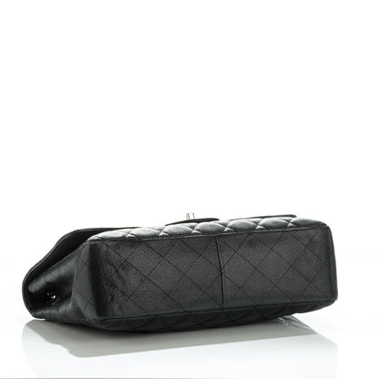 Chanel Caviar Quilted Jumbo Single Flap Black 4 of 9