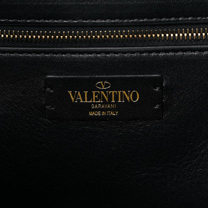Valentino Garavani Nappa Medium Roman Stud Tote Black 6 of 12