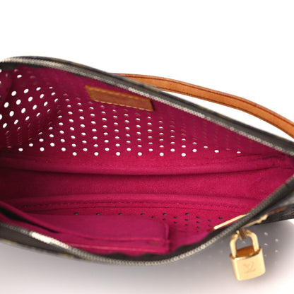 Louis Vuitton Monogram Perforated Pochette Accessories Bag Fuchsia 5 of 9