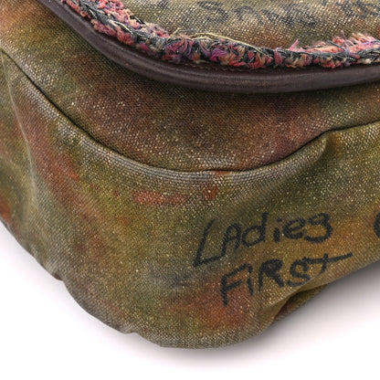 Chanel Washed Toile Graffiti On The Pavements Messenger Khaki Multicolor 10 of 10