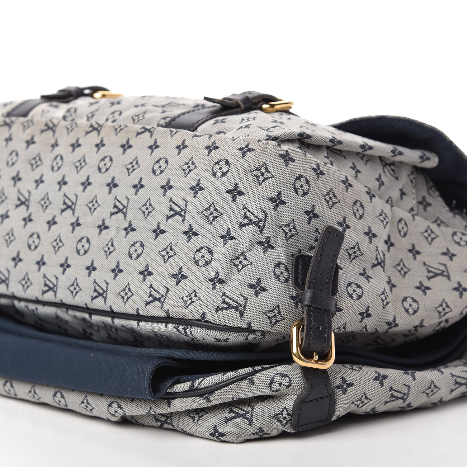 Louis Vuitton Mini Lin Sac a Langer Diaper Bag Blue 7 of 11