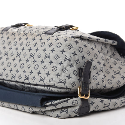Louis Vuitton Mini Lin Sac a Langer Diaper Bag Blue 7 of 11