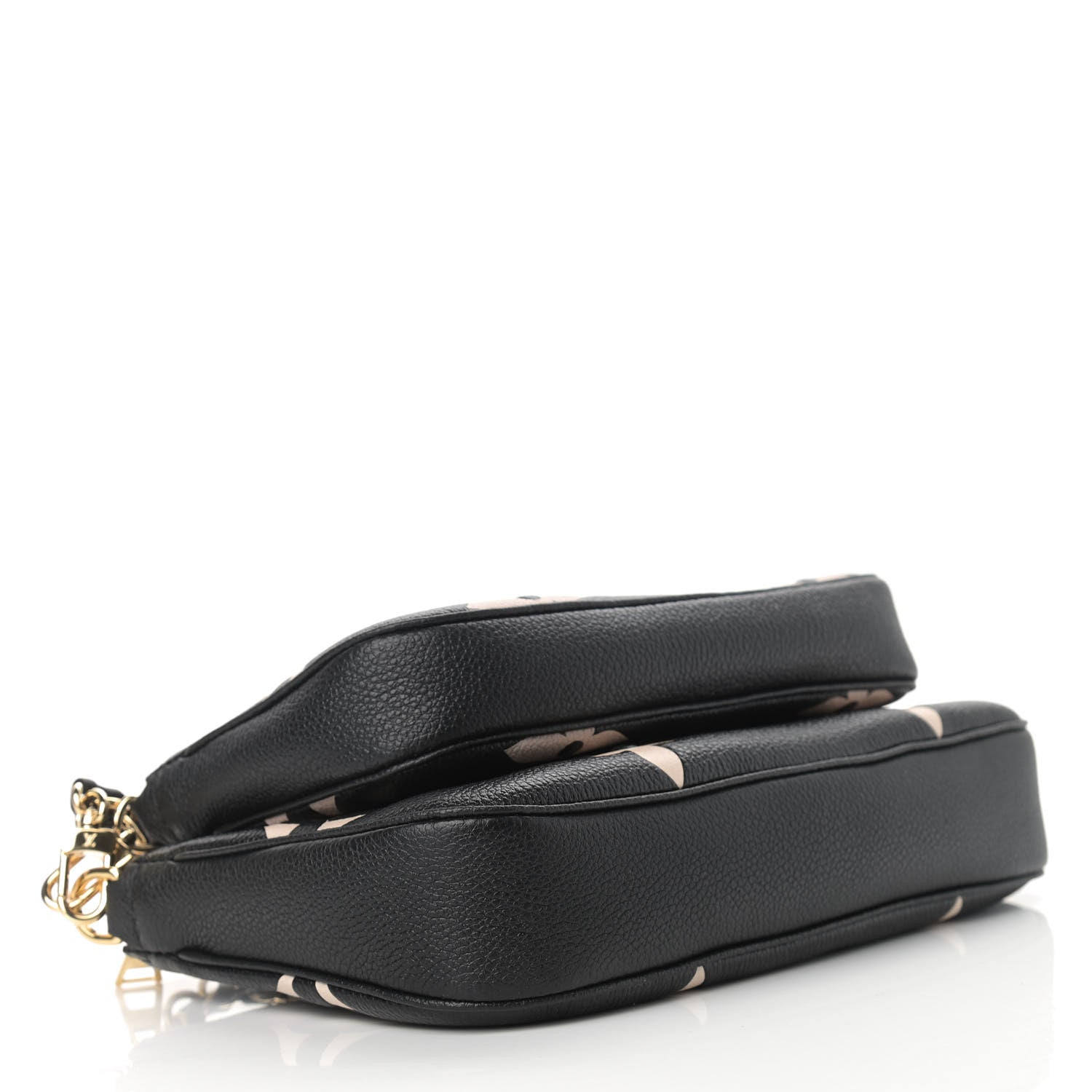 Louis Vuitton Empreinte Monogram Giant Multi Pochette Accessories Black Beige 4 of 9