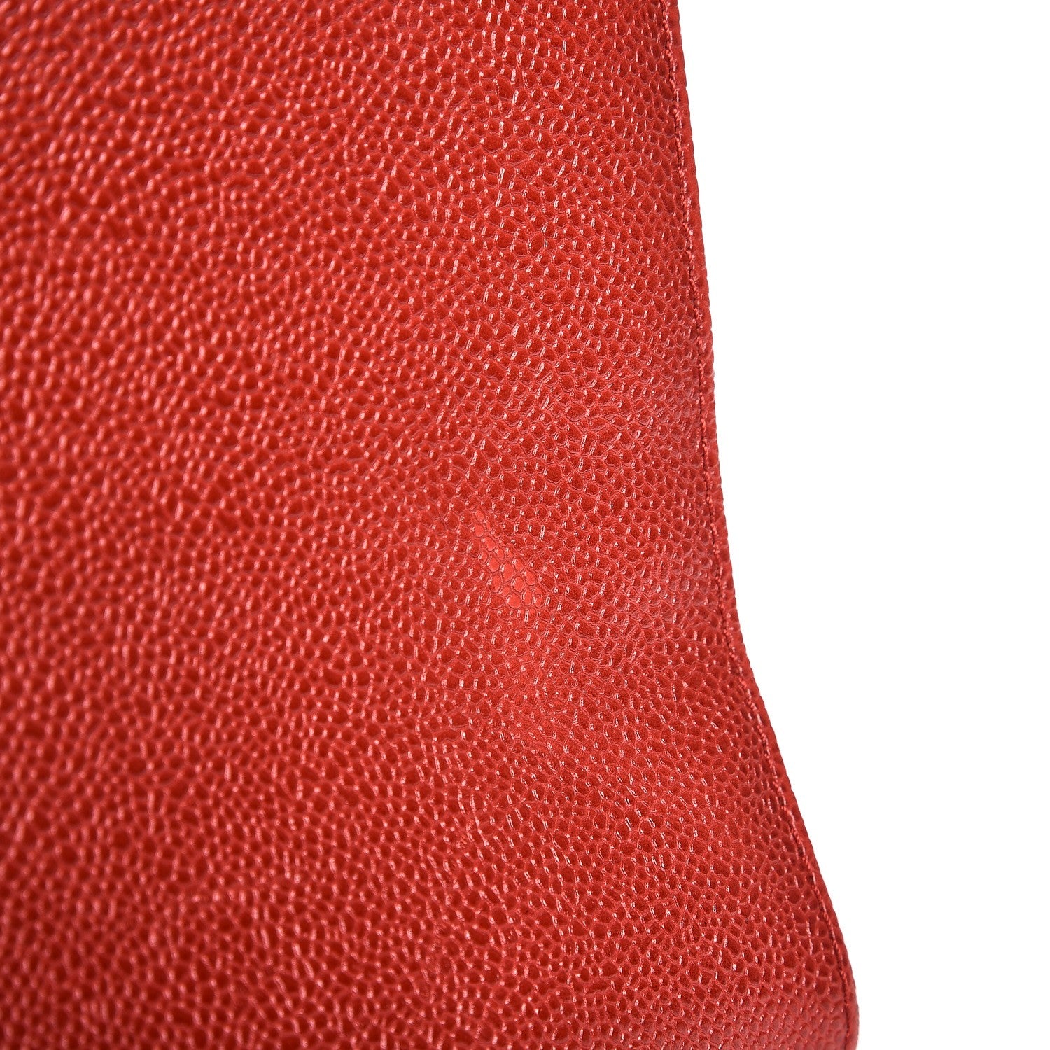 Chanel Caviar Shopper Tote Red 9 of 13