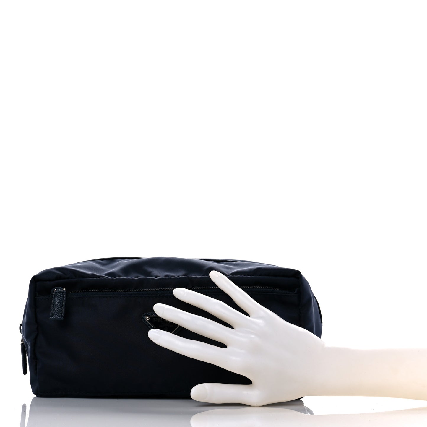 Nylon Saffiano Toiletry Case Navy