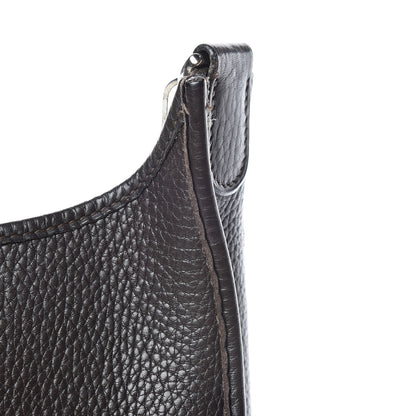 Hermes Taurillon Clemence Evelyne II GM Chocolate 15 of 23