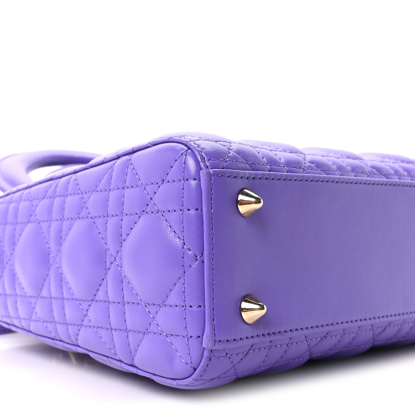 Lambskin Cannage Small My ABCDior Lady Dior Purple