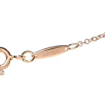 Tiffany 18K Rose Gold Diamond .03ct Elsa Peretti Diamonds by the Yard Pendant Necklace 7 of 8