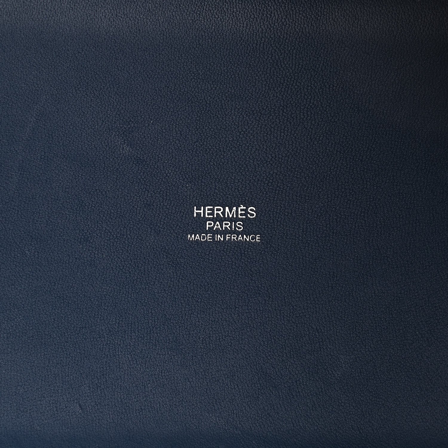 Hermes Ostrich Picotin Lock 18 Deep Blue 6 of 10