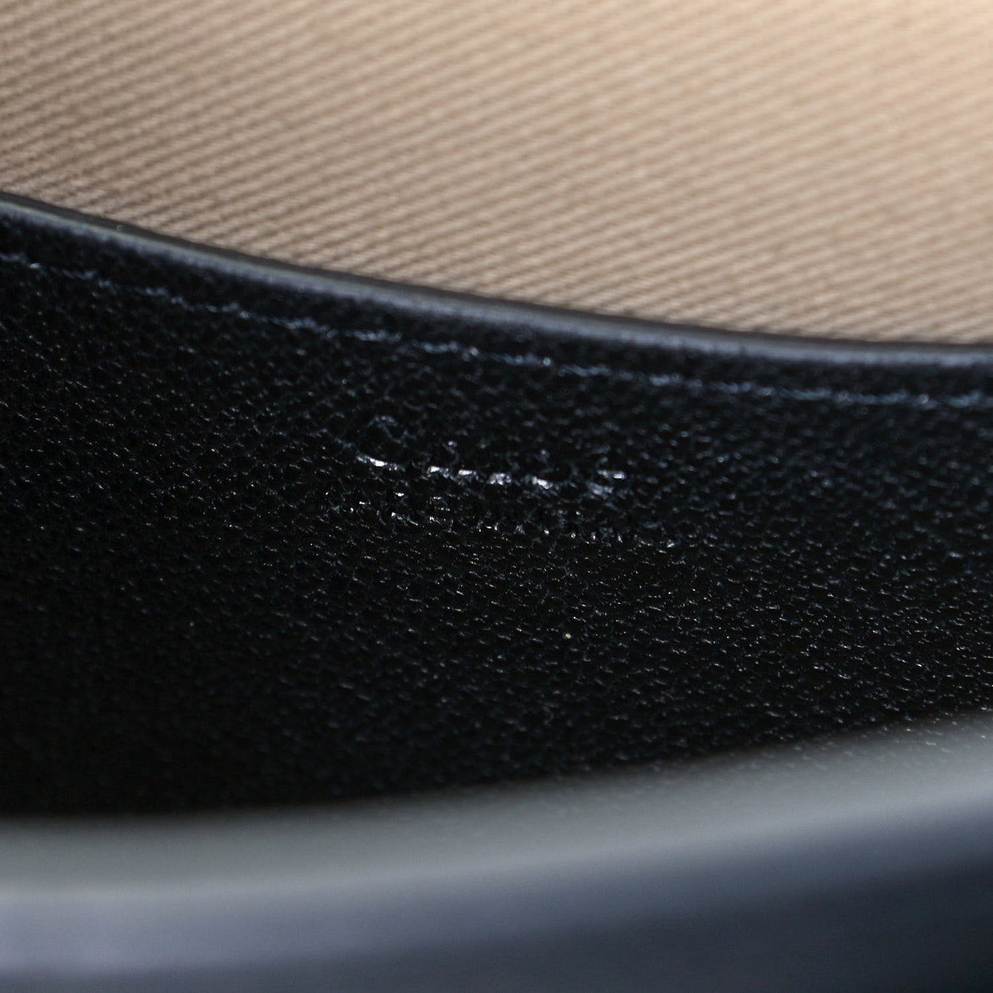 Grained Lambskin Small Tess Bag Black
