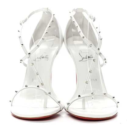 Christian Louboutin Riojana 100 Spiked Sandals 40 White 2 of 8