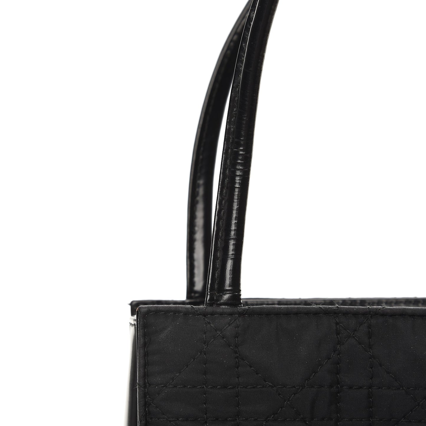 Nylon Cannage Dior Tote Black