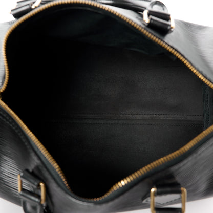 Louis Vuitton Epi Speedy 30 Black 5 of 12