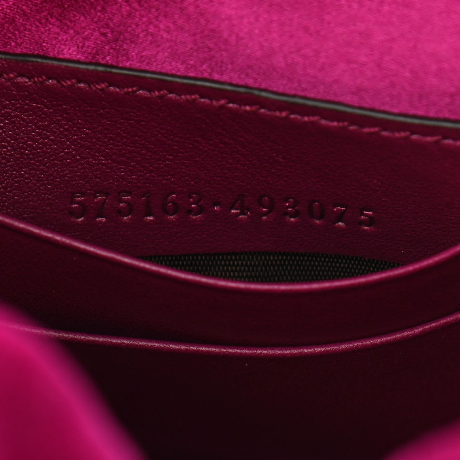 Gucci Velvet Matelasse Mini GG Marmont 2.0 Bucket Bag Fuchsia Violet Cyclamen 7 of 11