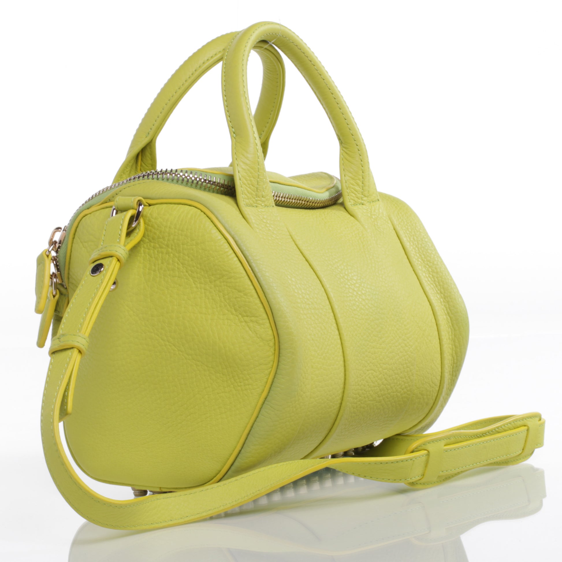 Alexander Wang Pebbled Leather Rockie Acid w Pale Gold Hardware 4 of 7