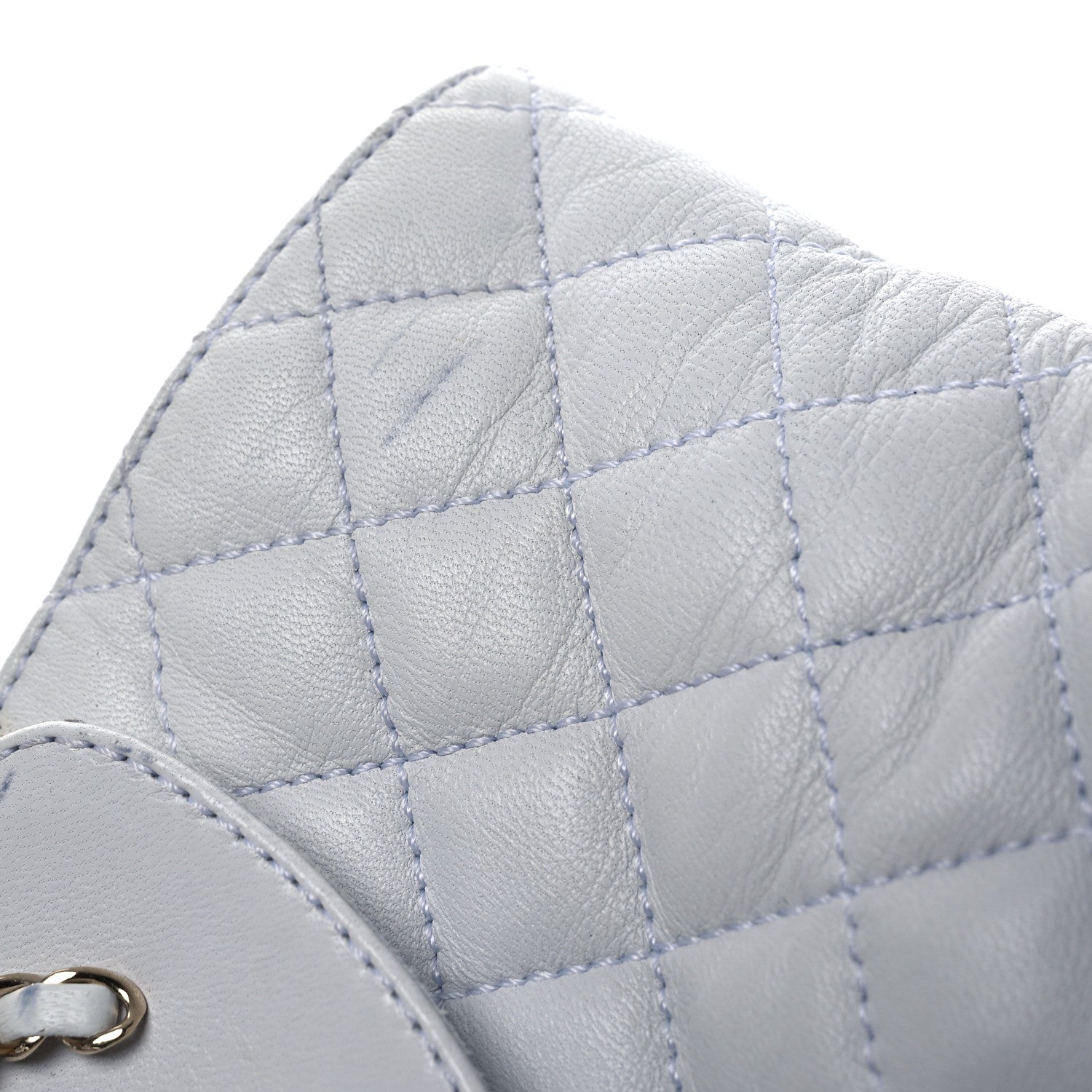 Chanel Shiny Lambskin Quilted Lace Up Combat Boots 39.5 White Black 16 of 18