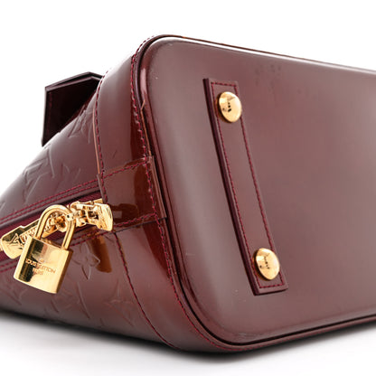 Louis Vuitton Vernis Alma PM Amarante 7 of 8
