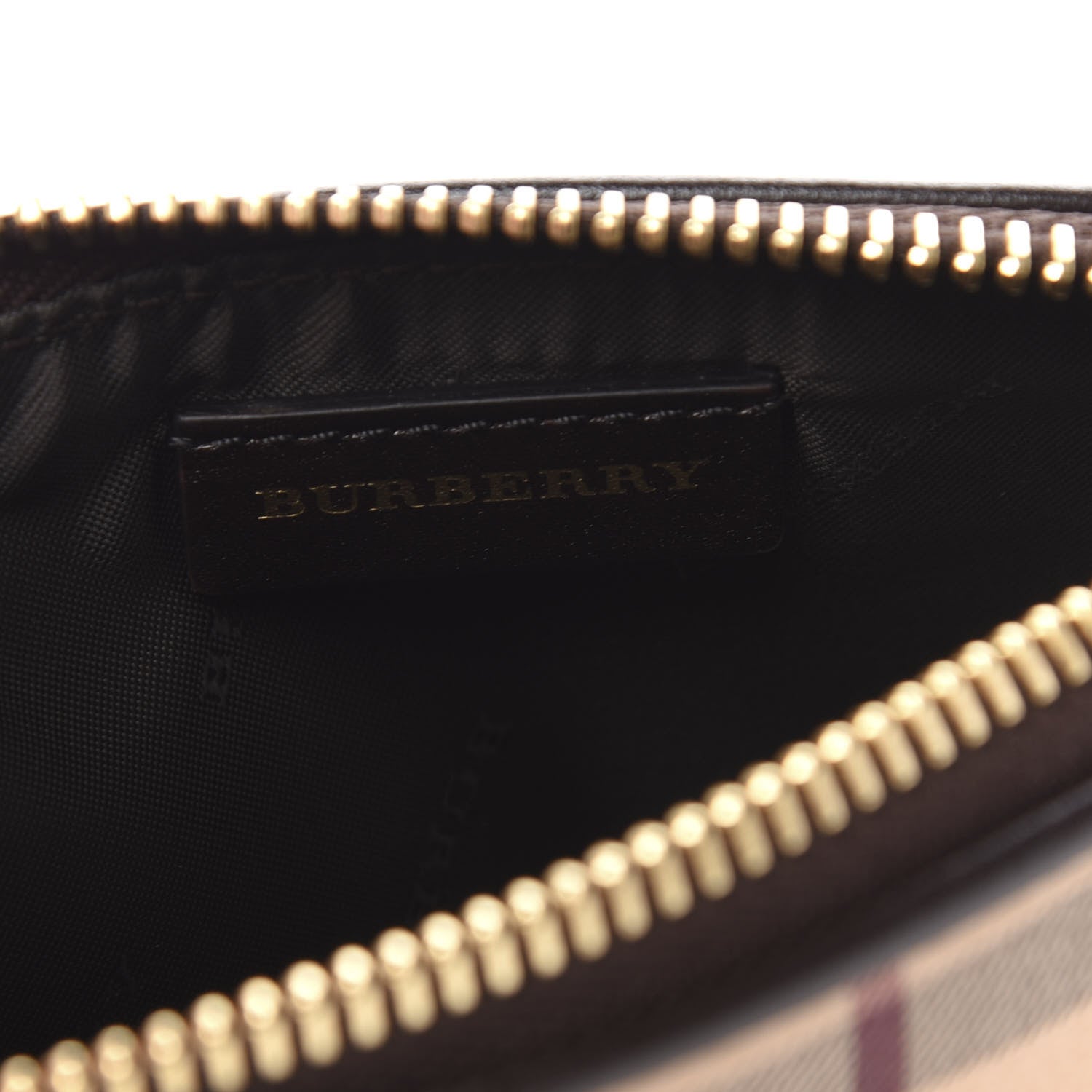 Burberry Haymarket Check Clara Pochette Chocolate 8 of 10