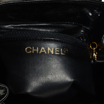 Chanel Patent Mini Flap Black 7 of 8
