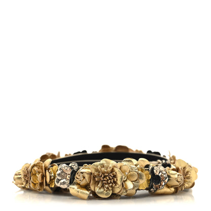 Chanel Metallic Lambskin CC Belt 85 34 Gold 1 of 5