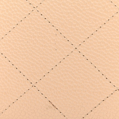 Chanel Caviar Quilted Jumbo Double Flap Light Beige 11 of 12