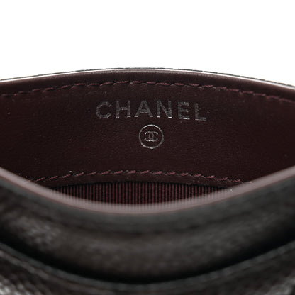 Chanel Caviar Quilted Card Holder Black 6 of 9
