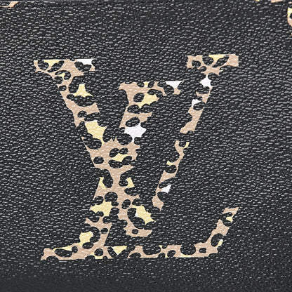 Louis Vuitton Monogram Giant Jungle Pochette Double Zip Black 8 of 9