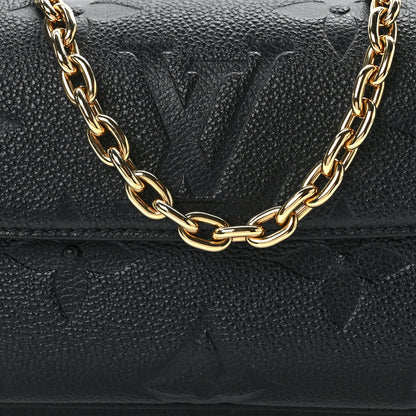 Louis Vuitton Empreinte Monogram Giant Ivy Wallet On Chain Black 7 of 11