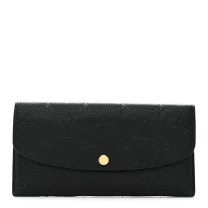 Louis Vuitton Empreinte Emilie Wallet Black Dune 1 of 8