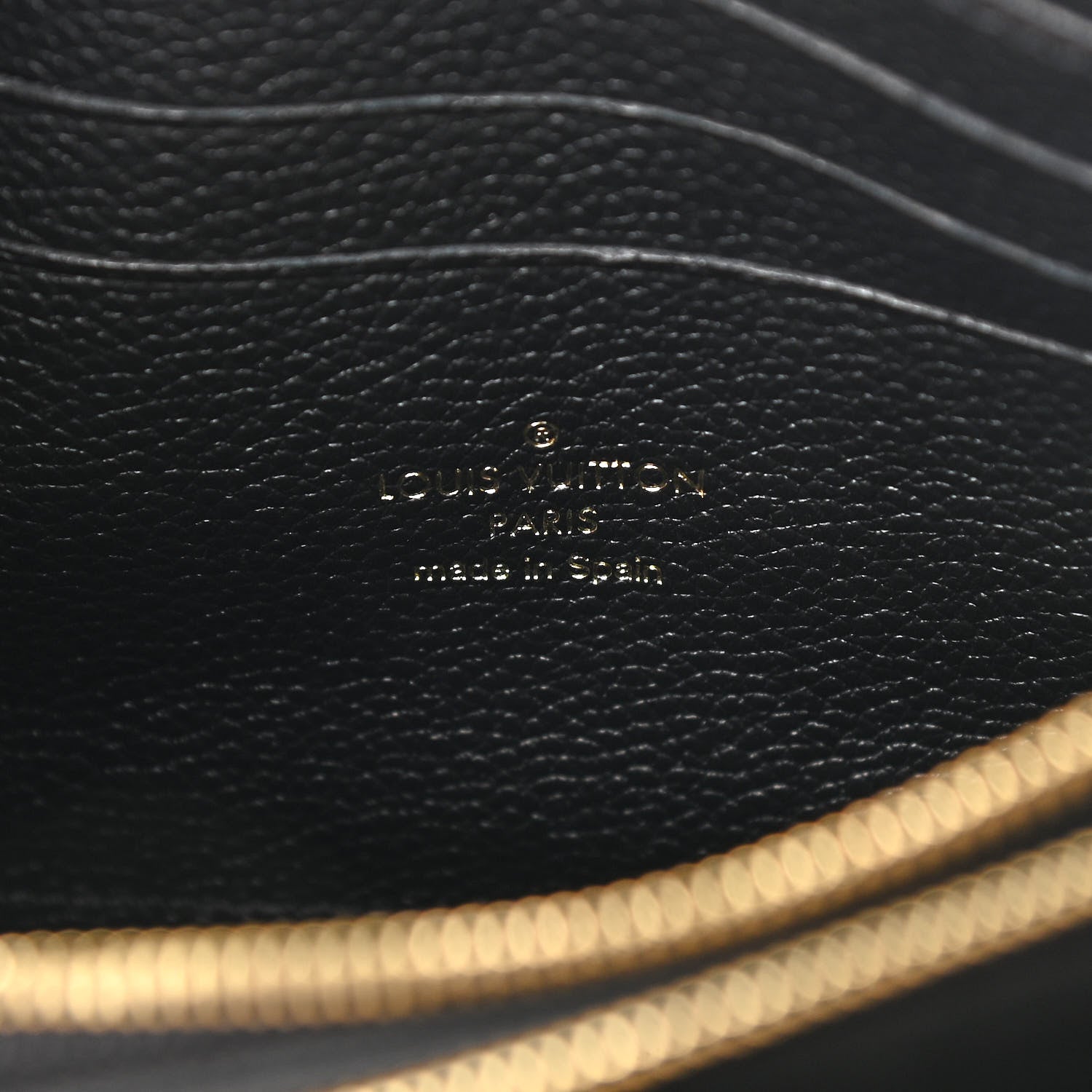 Louis Vuitton Empreinte Double Zip Pochette Black 6 of 9