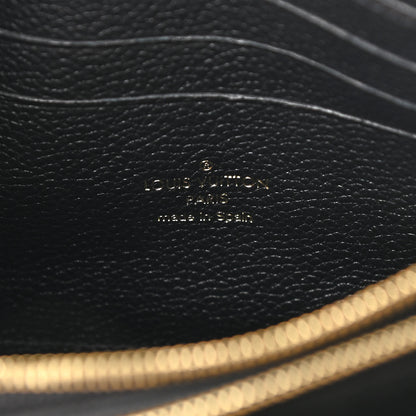 Louis Vuitton Empreinte Double Zip Pochette Black 6 of 9