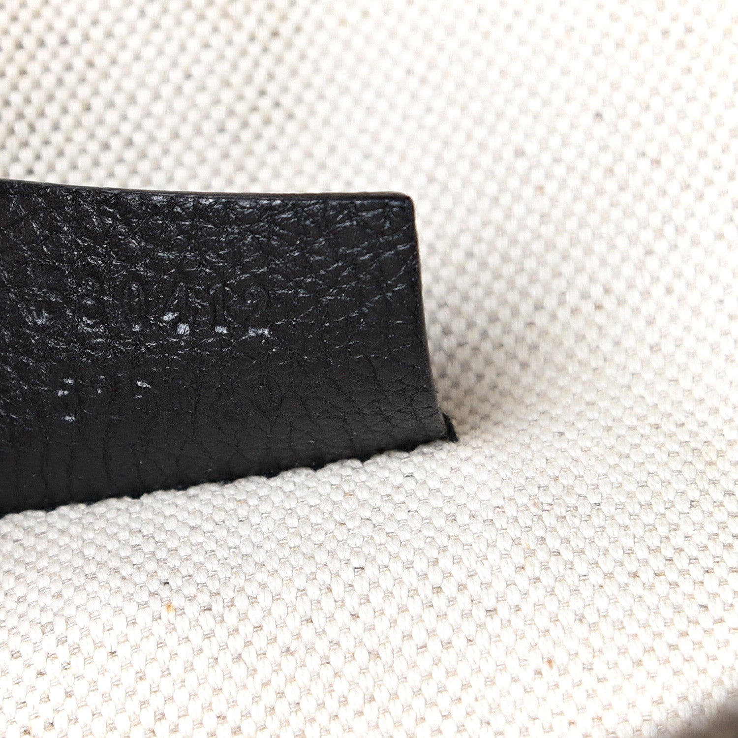 Gucci Grained Calfskin Logo Belt Bag Black 6 of 10