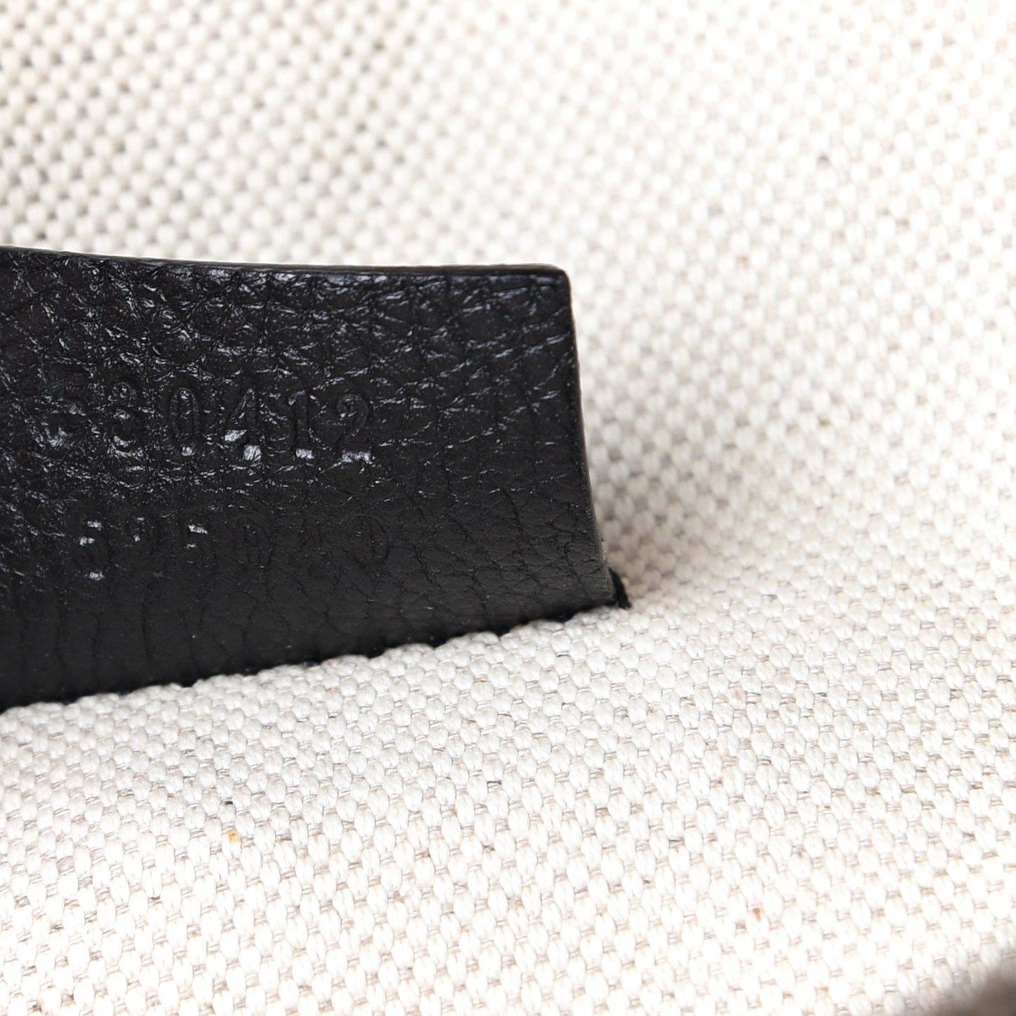 Grained Calfskin Logo Belt Bag Black