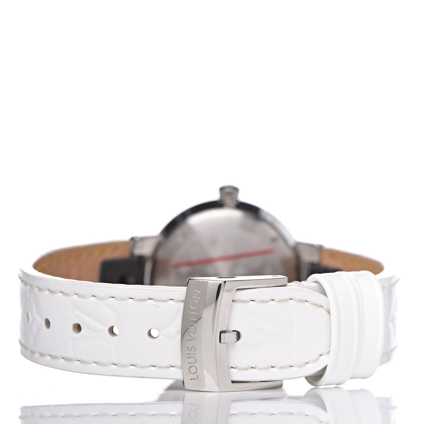 Stainless Steel Vernis Diamond 28mm Tambour Slim Quartz Watch