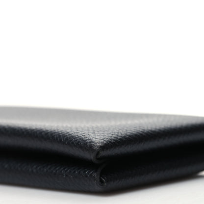 Hermes Epsom Calvi Card Case Black 11 of 12