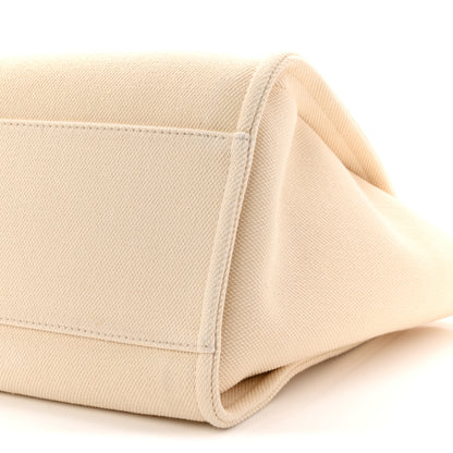 Chanel Canvas Pearl Large Deauville Tote Ecru Beige 10 of 10
