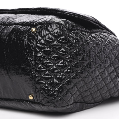 Chanel Vinyl XXL Rock and Chain Flap Black 9 of 12