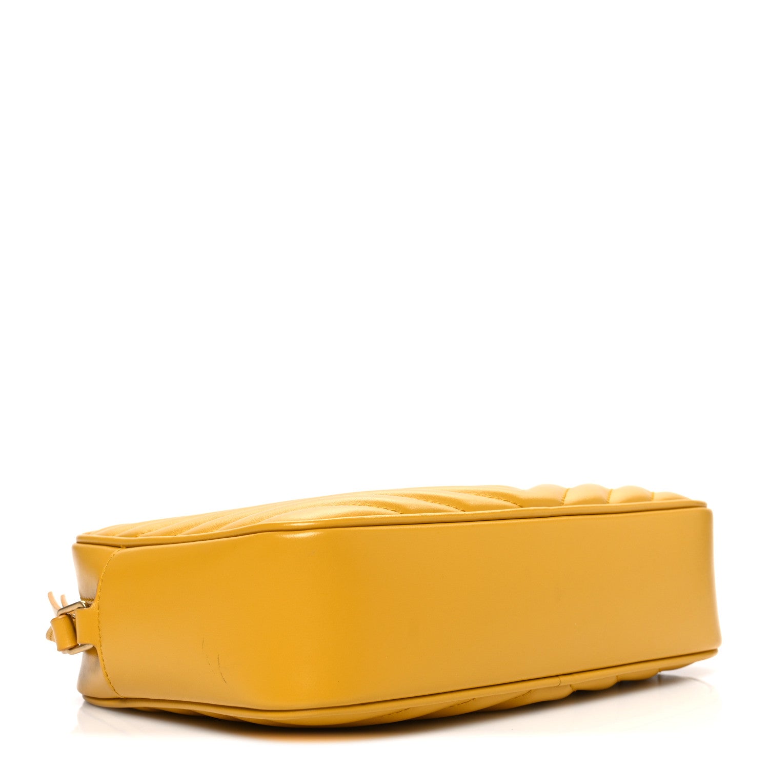 Saint Laurent Calfskin Matelasse Monogram Lou Camera Bag Safran 4 of 10