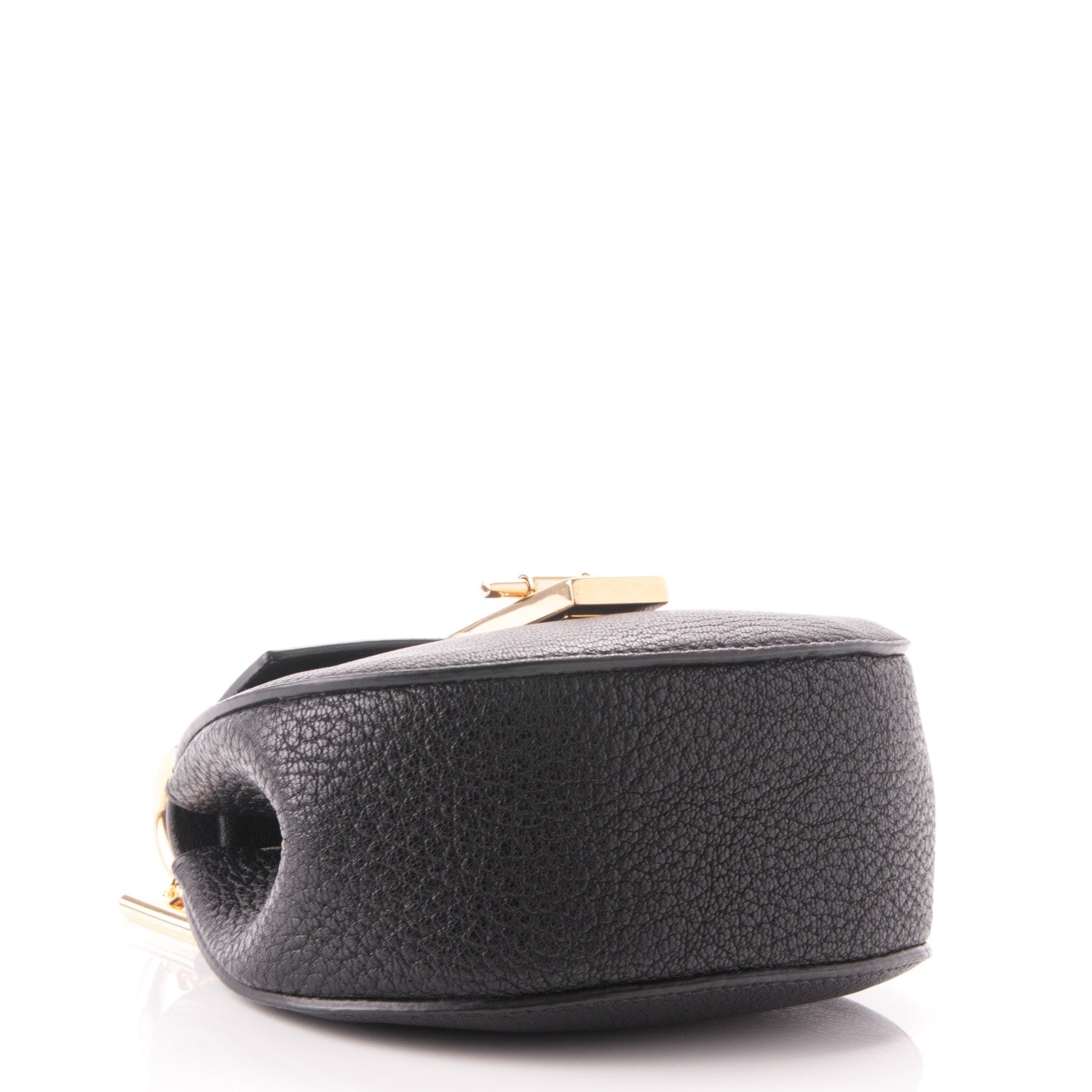 Chloe Grained Lambskin Nano Drew Shoulder Bag Black 4 of 7