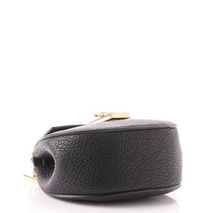 Chloe Grained Lambskin Nano Drew Shoulder Bag Black 4 of 7