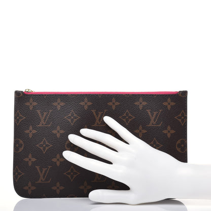 Louis Vuitton Monogram Neverfull MM GM Pochette Pivoine 2 of 13
