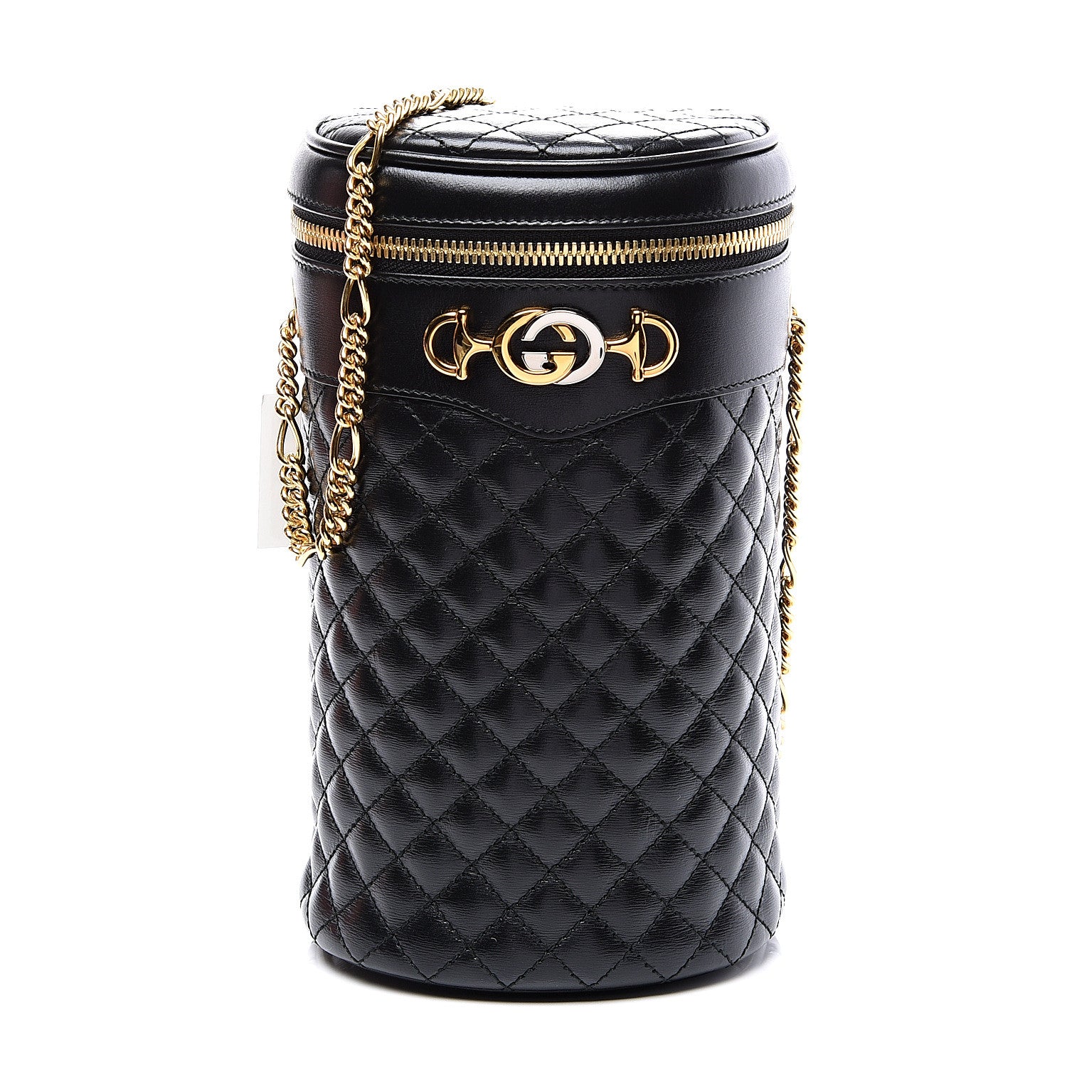 Gucci Calfskin Trapuntata Zumi Belt Bag Black 1 of 14