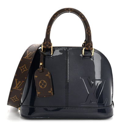 Louis Vuitton Patent Monogram Alma BB Marine 1 of 9